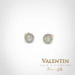 Diamond Gold Earrings 7635 – yellow gold