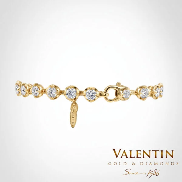 Women's Gold Tennis Bracelet 8292 - 4mm – yellow gold