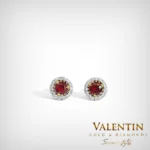 Ruby Gold Earrings 7635 – yellow gold