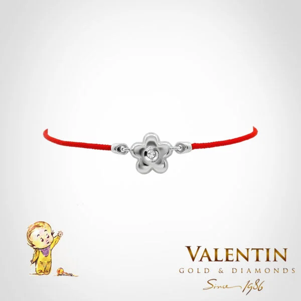 Children's Gold Bracelet 8188 – white gold