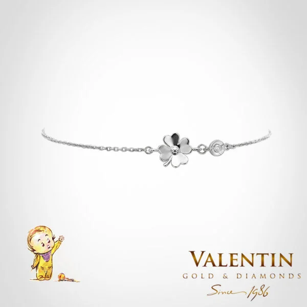 Children's Gold Bracelet 8339 – white gold
